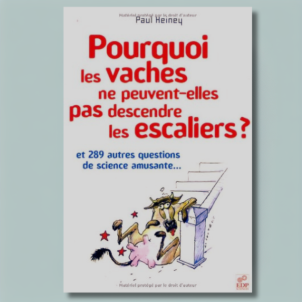 Pourquoi les vaches ne peuvent-elles pas descendre les escaliers ?