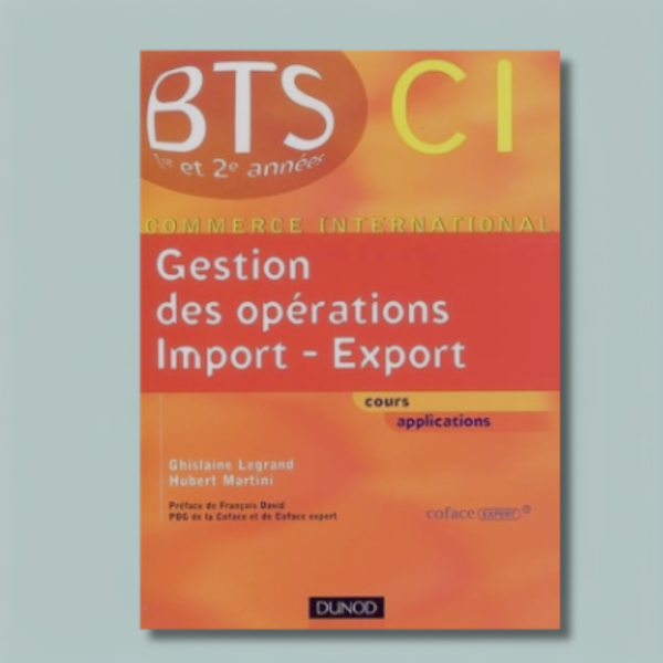 Gestion des opérations import-export - BTS CI